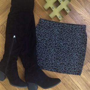 ‼️Lowest‼️ Leopard print skirt